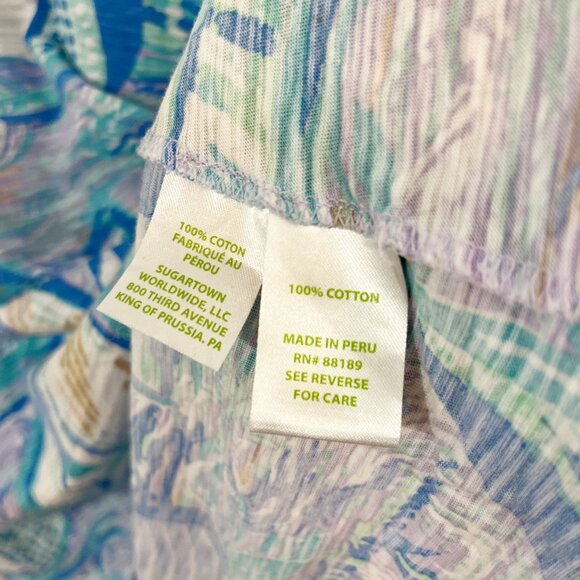 Lilly Pulitzer Jessica Dress in Aboat Time Sailboat Blue Print - Size XXS - Picture 5 of 7